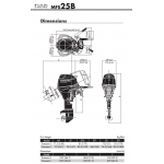 2025 Tohatsu 25 Hp Mfs25defl Outboard Motor